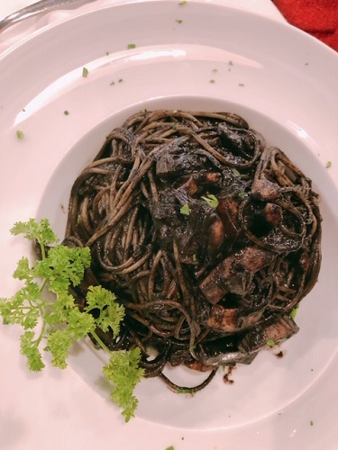 Spaghetti al Nero di Sepia