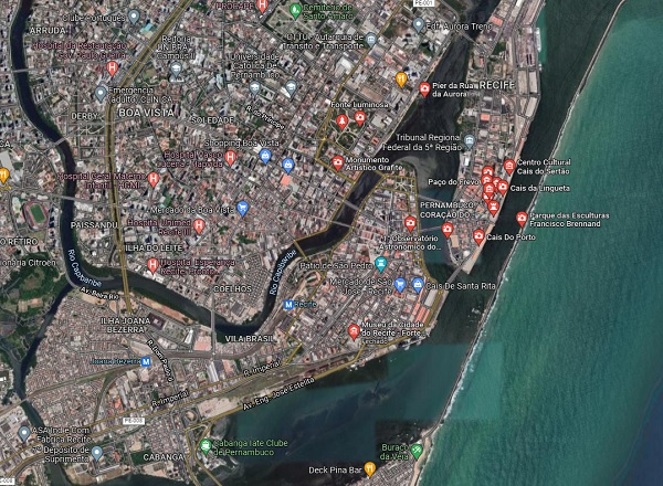 Mapa de Recife