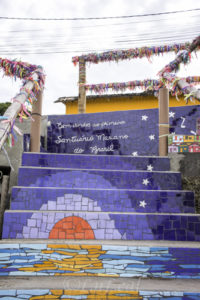 Escadaria de Mosaicos em Arraial D´Ajuda